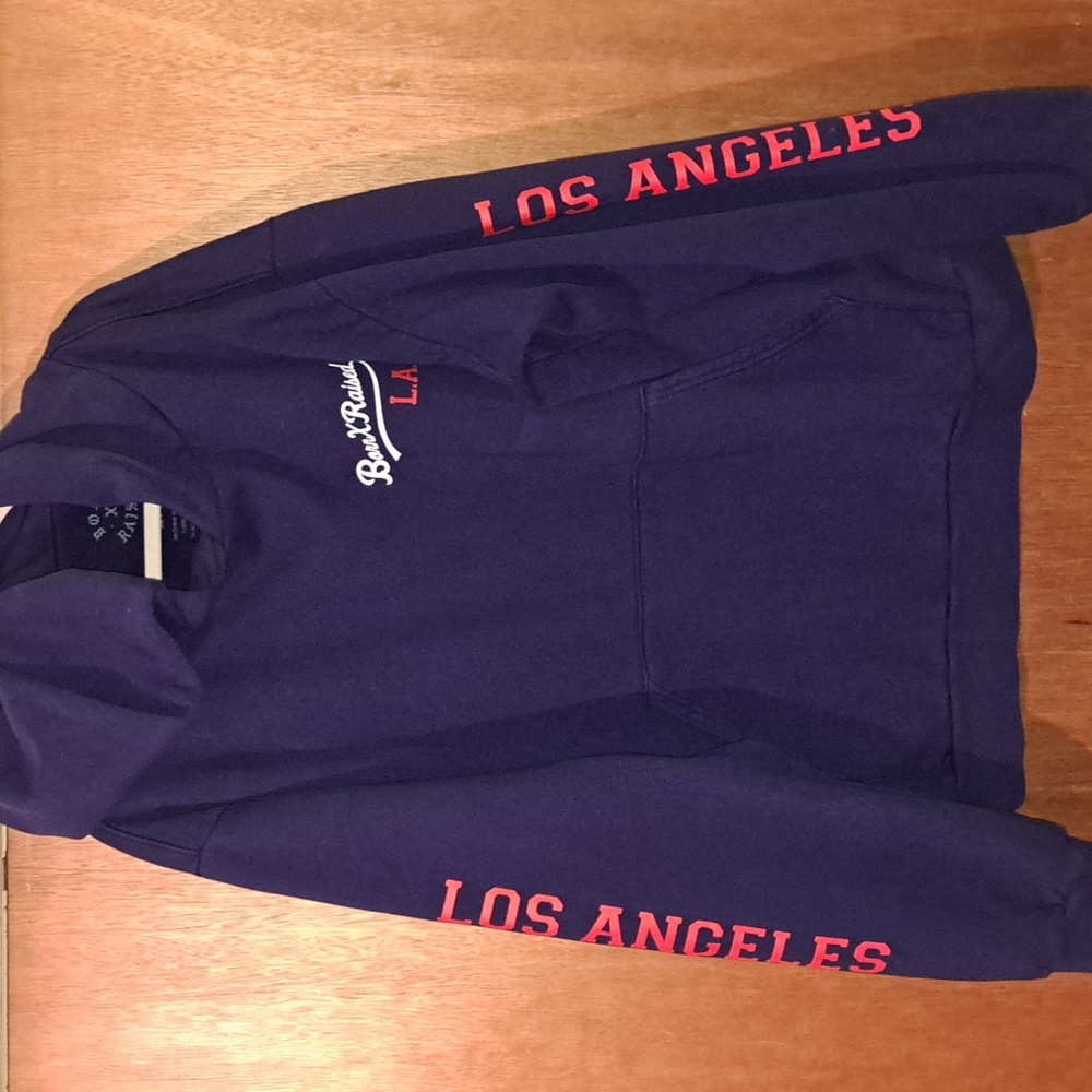 BORN X RAISED L.A. Navy Blue Hoodie